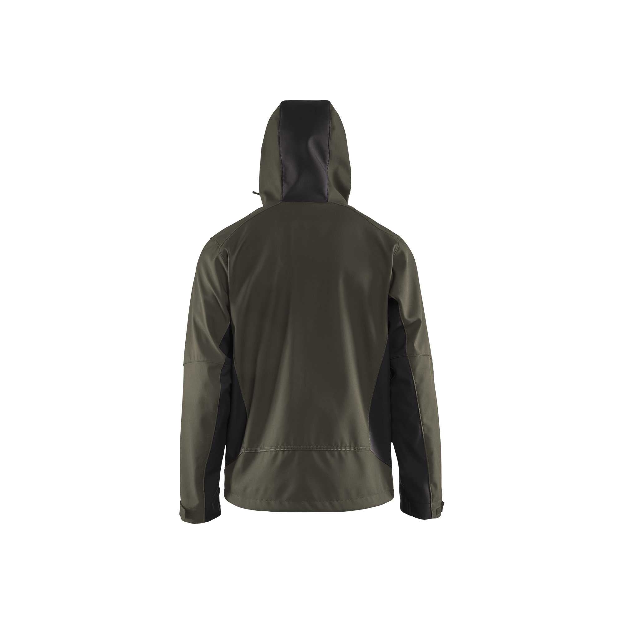 BLAKLADER 47532516 Softshell Jacket with Hood Softshell Work Jacket MEN - Water Repellent